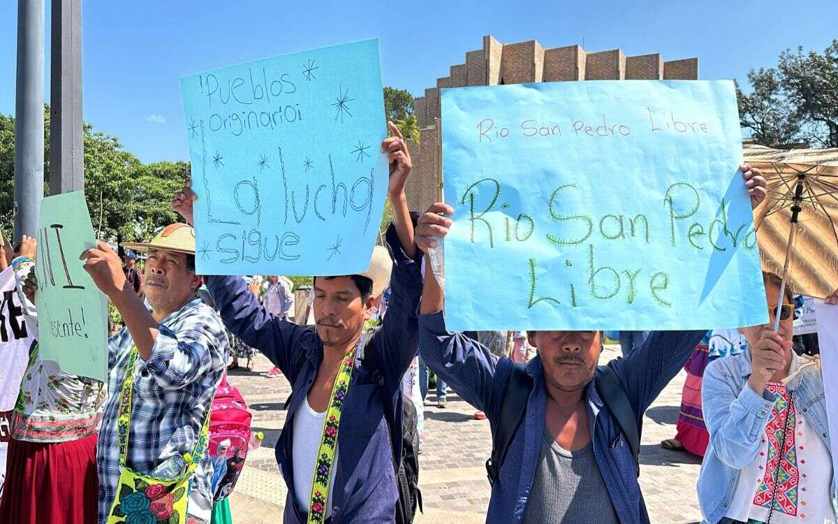 Indígenas rechazan que Navarro y Sheinbaum rescaten el proyecto de la hidroeléctrica Las Cruces en Nayarit