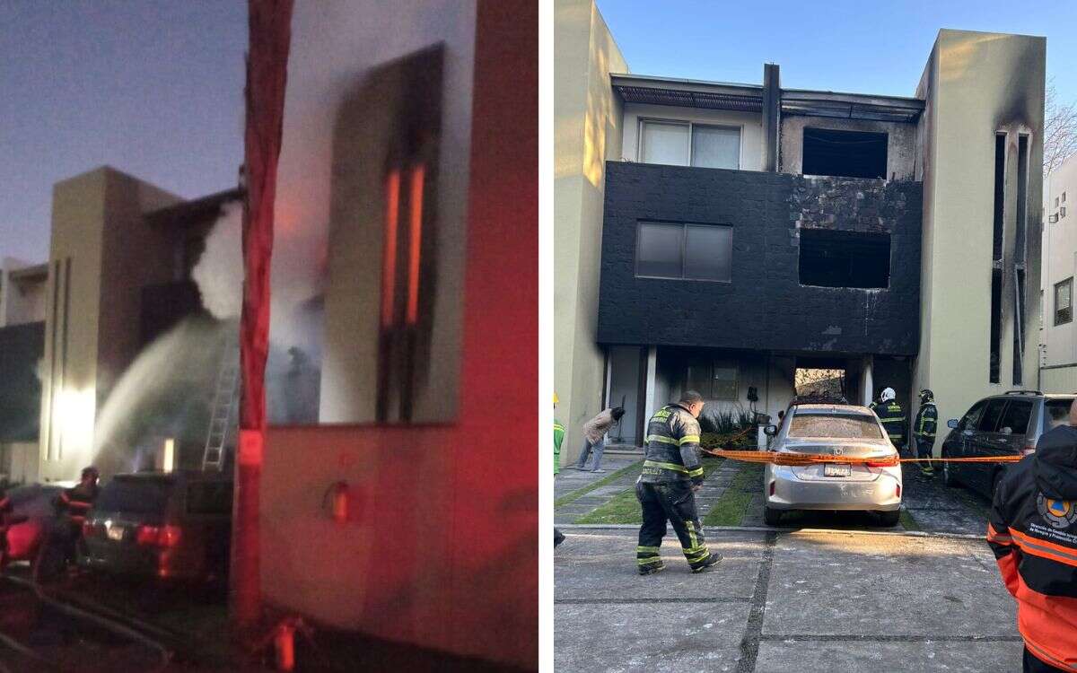 Incendio consume vivienda y deja 3 muertos; se registró en fraccionamiento donde vivía AMLO