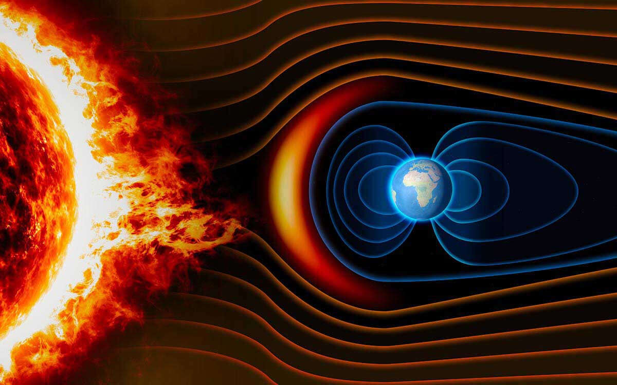 Un campo magnético debilitado pudo haber contribuido al surgimiento de la vida en la Tierra