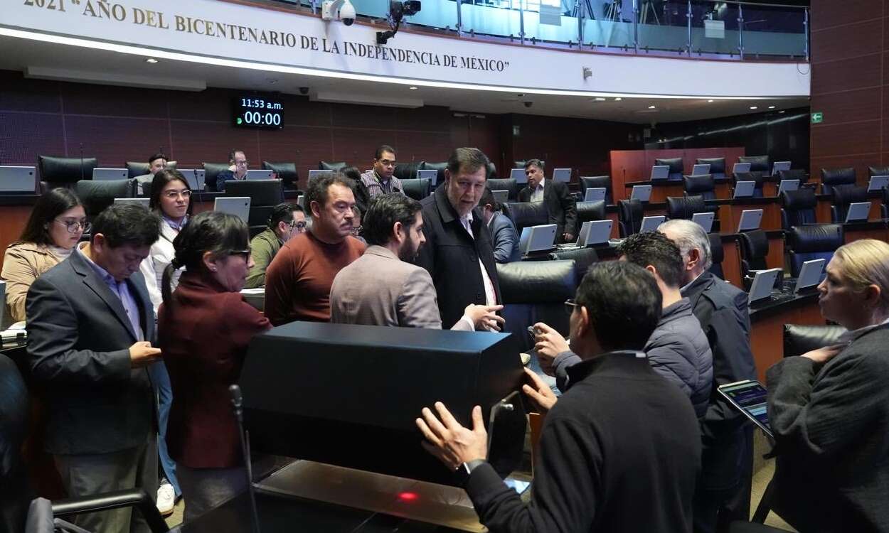 Senado ensaya sorteo para la elección de jueces y magistrados