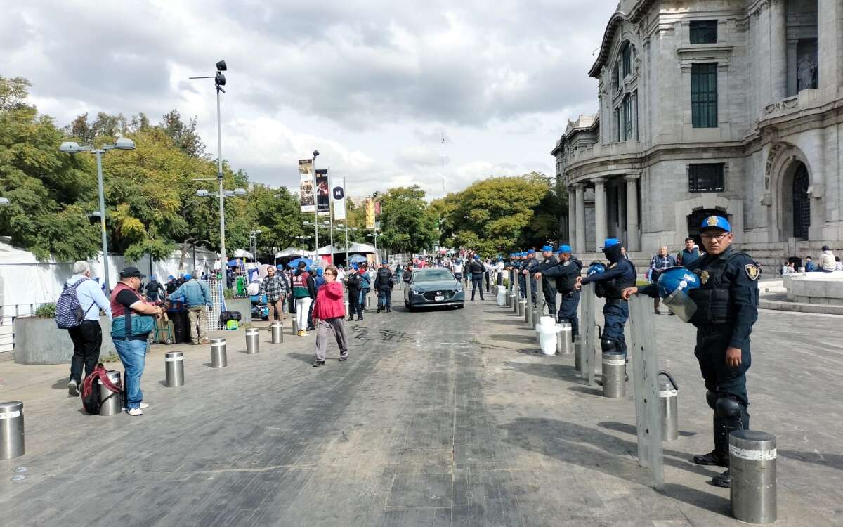 Videos | Implementan operativo contra el ambulantaje en Bellas Artes