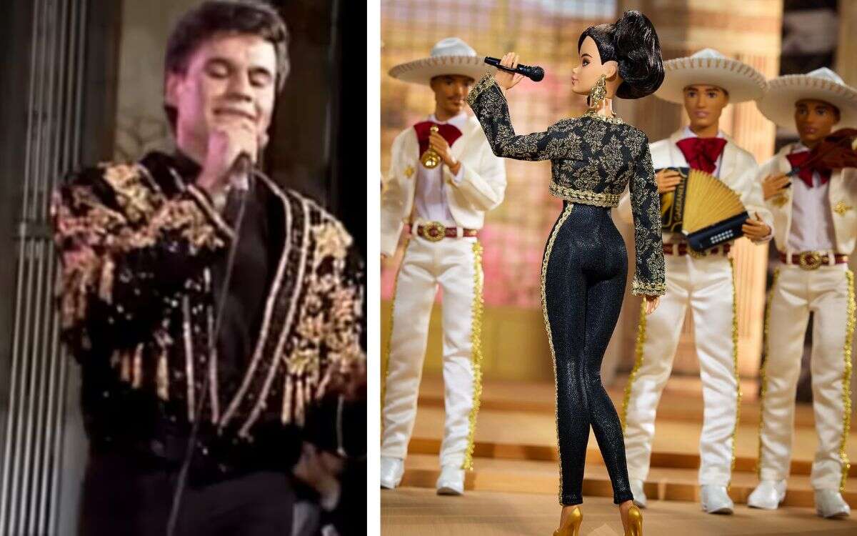 Barbie se viste de gala y hace homenaje a Juan Gabriel | Imágenes