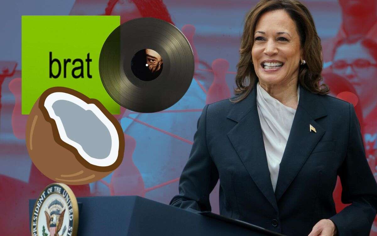 Emoji de coco, memes y actitud ‘brat’, las armas políticas de Kamala Harris