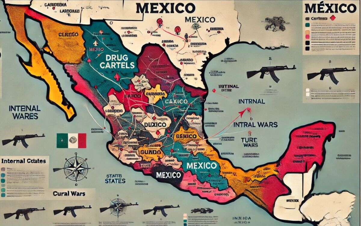 Mapa | ¿Cuáles cárteles controlan más territorio en México y cuáles son sus pugnas internas?