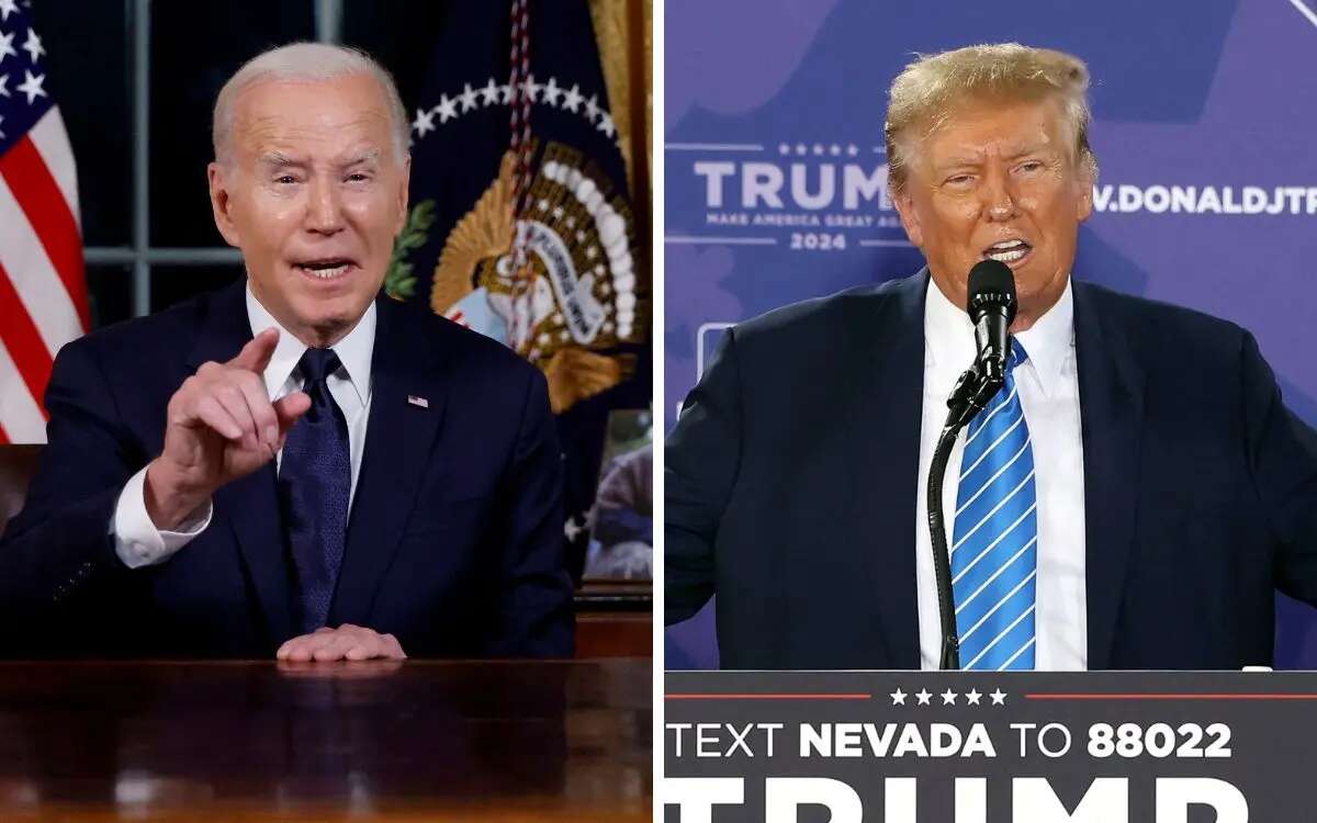 Biden aventaja por solo 2 puntos a Trump en los estados del Supermartes