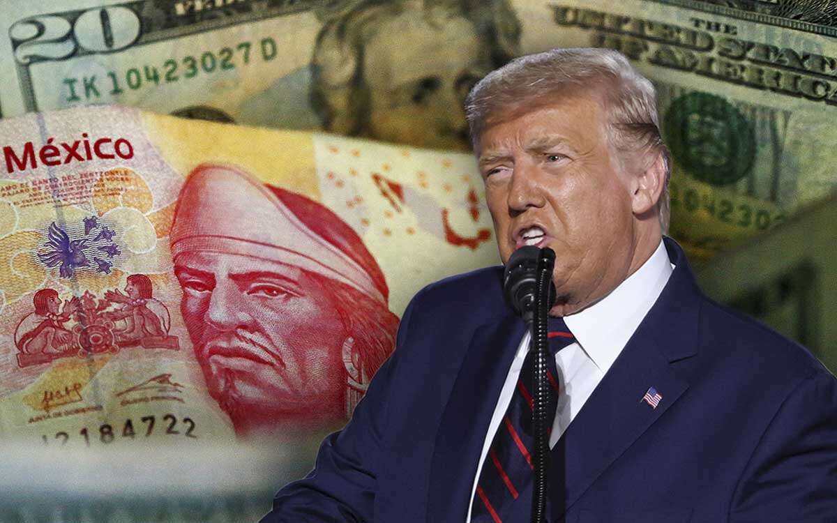 El peso se desploma a 20.80 tras conocerse el avance de Trump