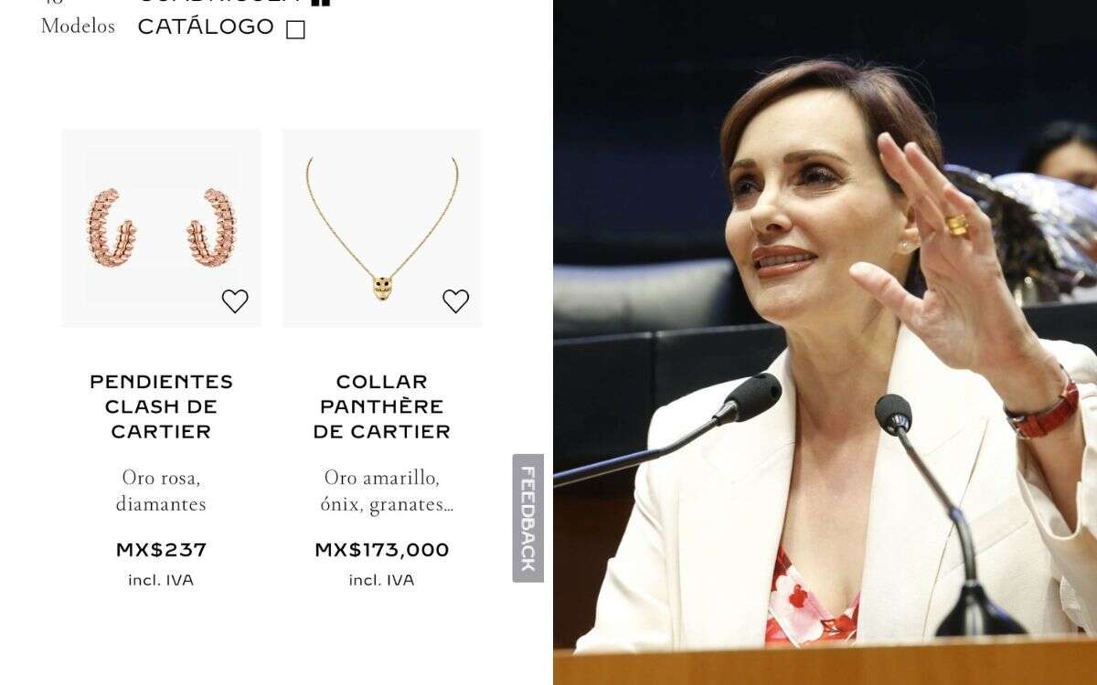 Lilly Téllez y joven que compró aretes Cartier a 237 pesos cruzan críticas