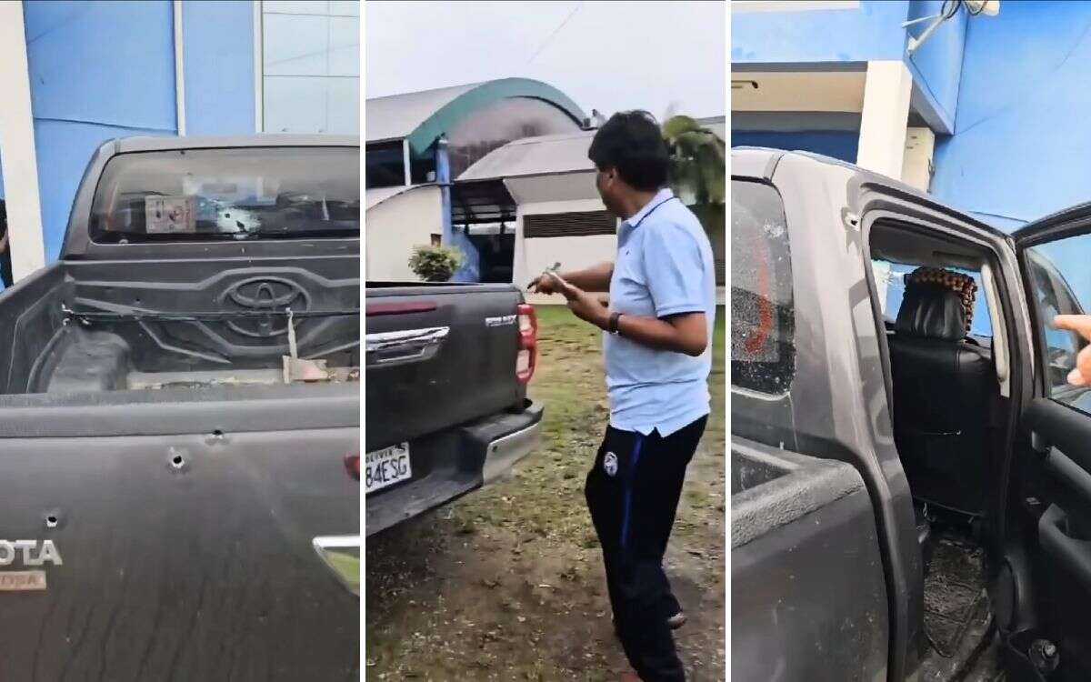 Evo Morales cuenta los balazos que impactaron en su camioneta | Video