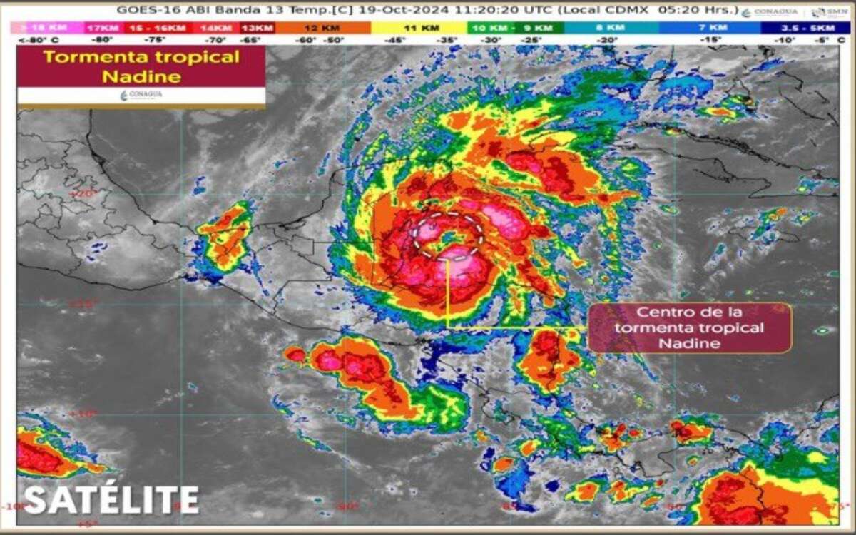 Por tormenta Nadine, declaran alerta activa en Quintana Roo