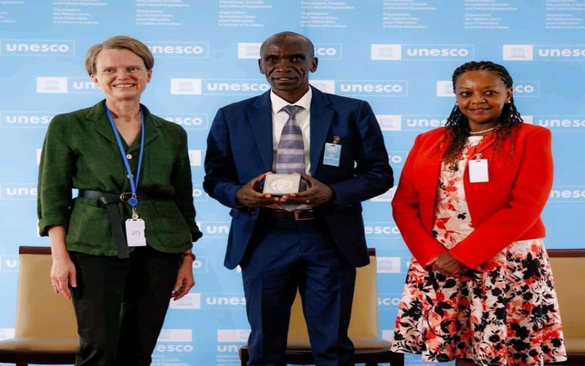 Es Eliud Kipchoge nuevo embajador de buena voluntad de la Unesco | Video