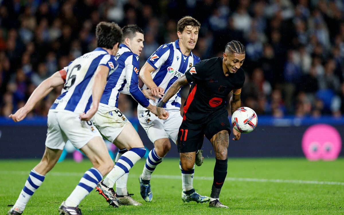 Real Sociedad da partidazo y vence al Barcelona