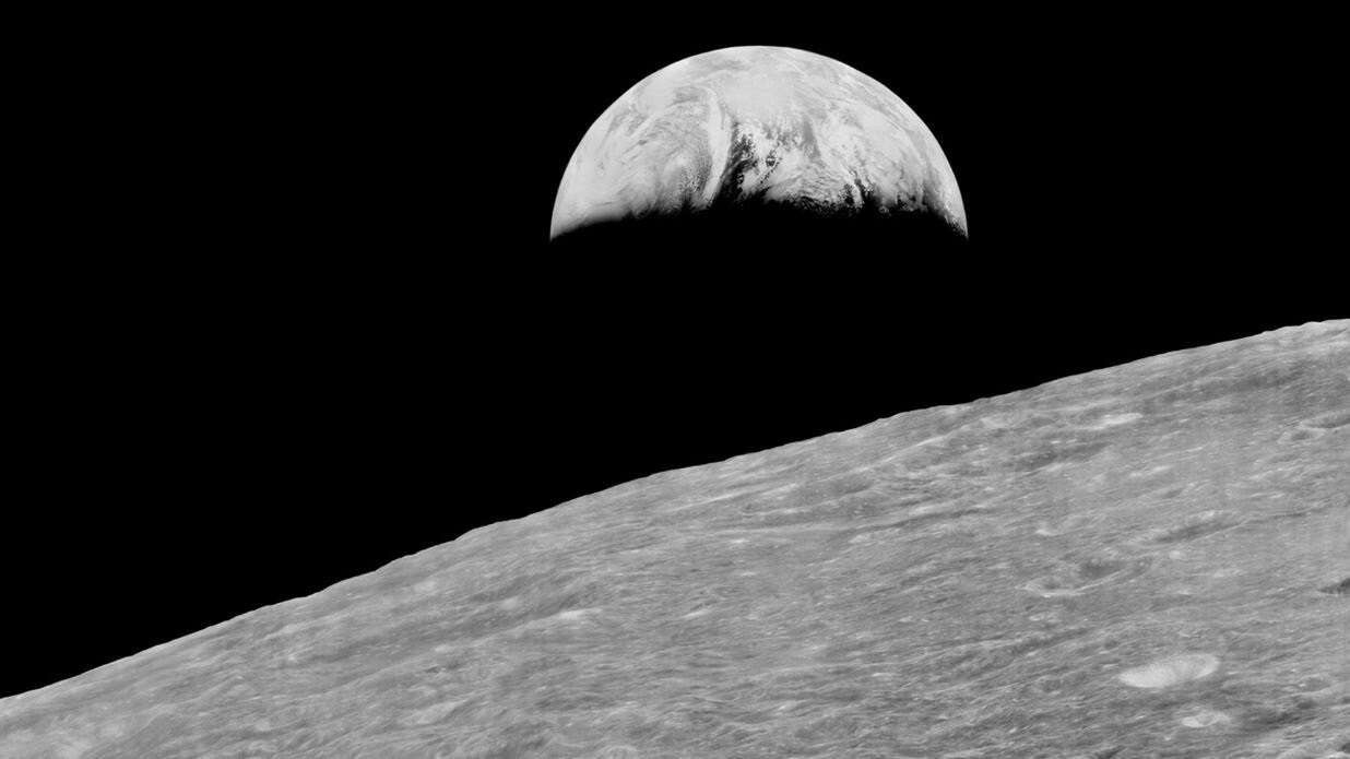 Han pasado 58 años desde la primera foto de la Tierra desde la Luna