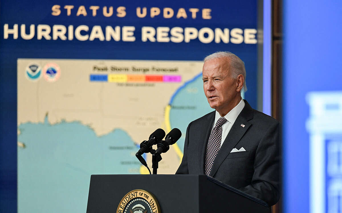 Biden viajará a Florida para examinar daños del huracán Milton