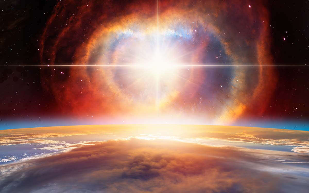 Un nuevo tipo de explosión estelar pudo haber contribuido con el origen de la vida