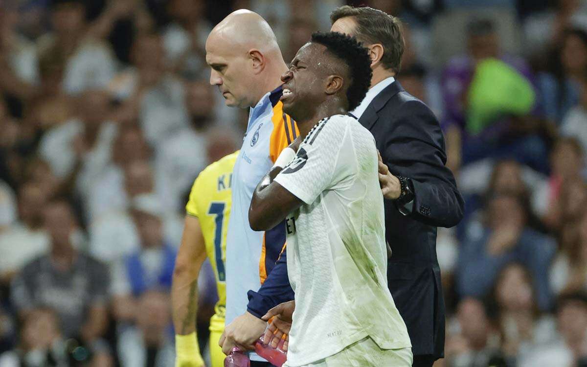 Vinícius Júnior sufre una lesión cervical; no jugará con Brasil