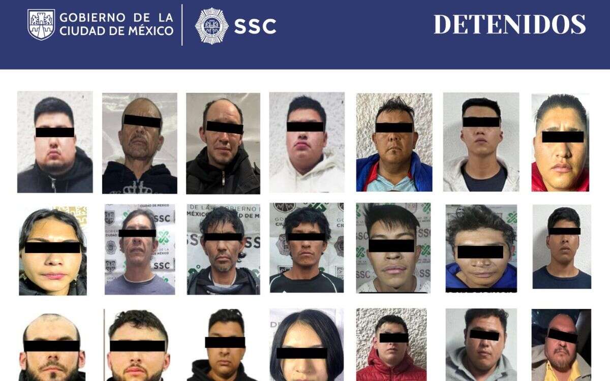 SSC descubre ‘narcotúnel’ en Xochimilco; en operativo detienen a 27 y aseguran droga