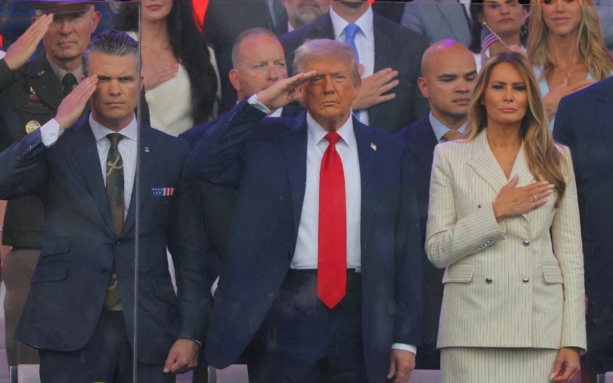 Video | Trump celebra su cumpleaños con desfile militar