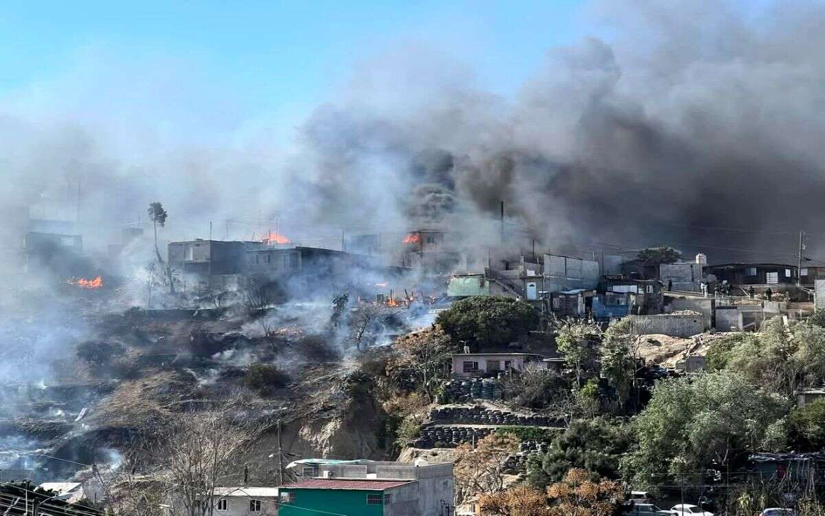 Declaran ‘Estado de Alarma’ en Tijuana por vientos e incendios