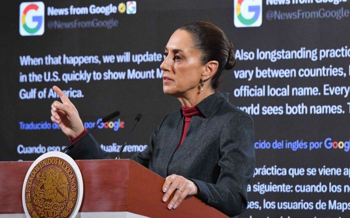 Golfo de América | Sheinbaum amenaza con demandar a Google