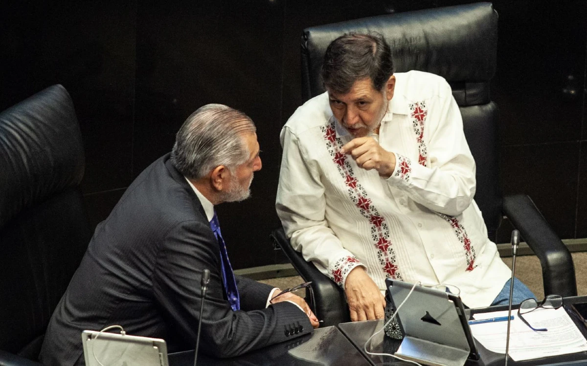 Fernández Noroña interrumpe a senadores que querían hablar de Adán Augusto y su exsecretario de Seguridad