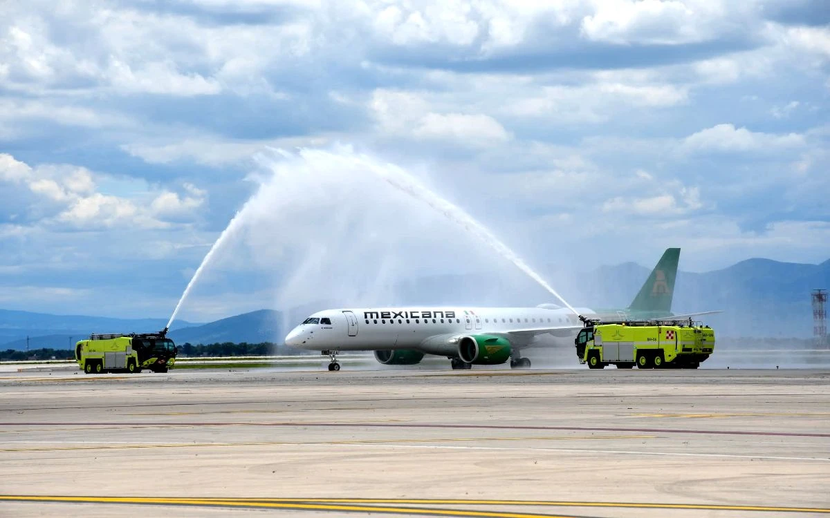 Mexicana recibe el primero de 20 ‘Embraer E195-E2’ para renovar su flota