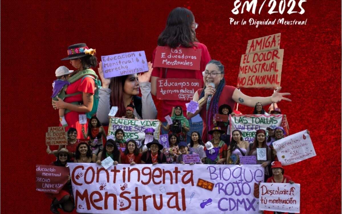 8M | Mexicanas exigen reconocer la licencia menstrual como derecho laboral