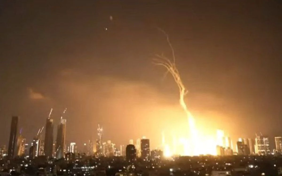 Misil impacta Tel Aviv en ataque de Irán a Israel | Video