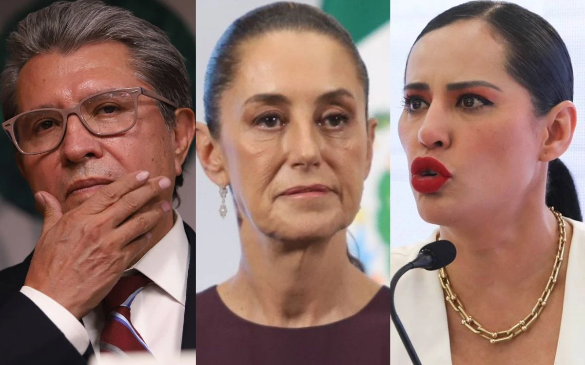Sheinbaum no niega diferencias con Monreal pero lo defiende de Sandra Cuevas