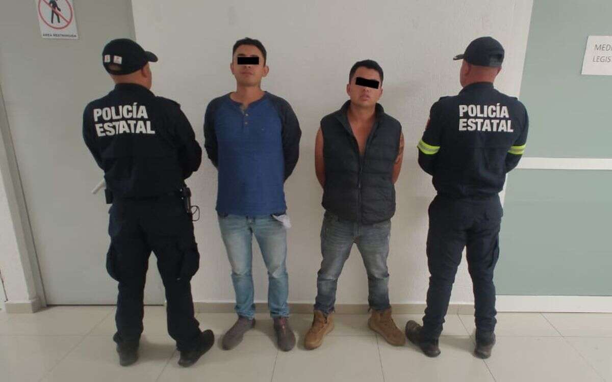 Cobraron a comerciante 20 mil pesos de extorsión y fueron detenidos en Edomex: SSEM