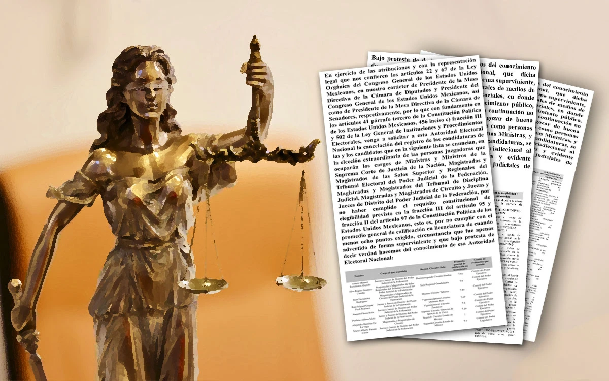 Estas son las 26 candidaturas judiciales impugnadas por el Congreso