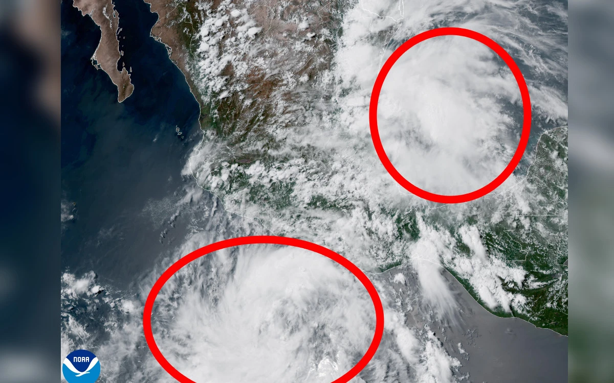 Se forman tormentas tropicales en Golfo y Pacífico: Flossie y Barry