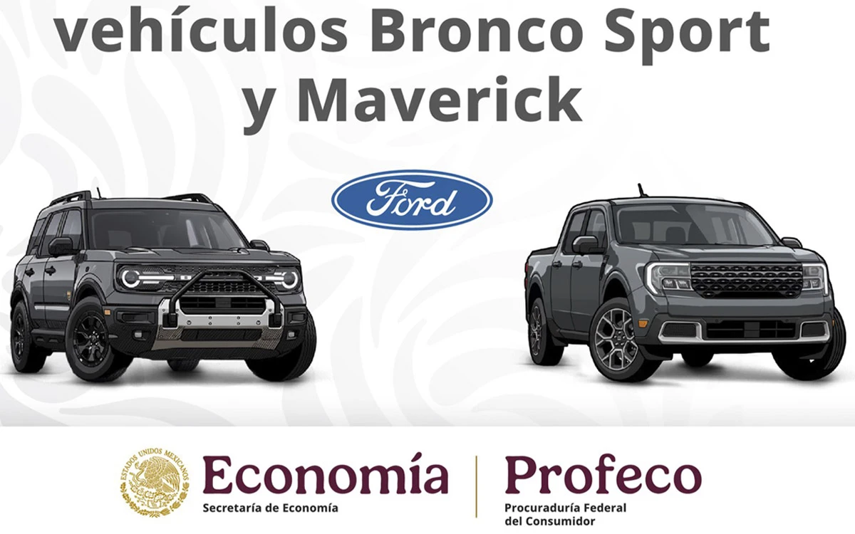 Ford llama a revisión más de 10 mil vehículos Bronco Sport y Maverick por posible falla en la batería
