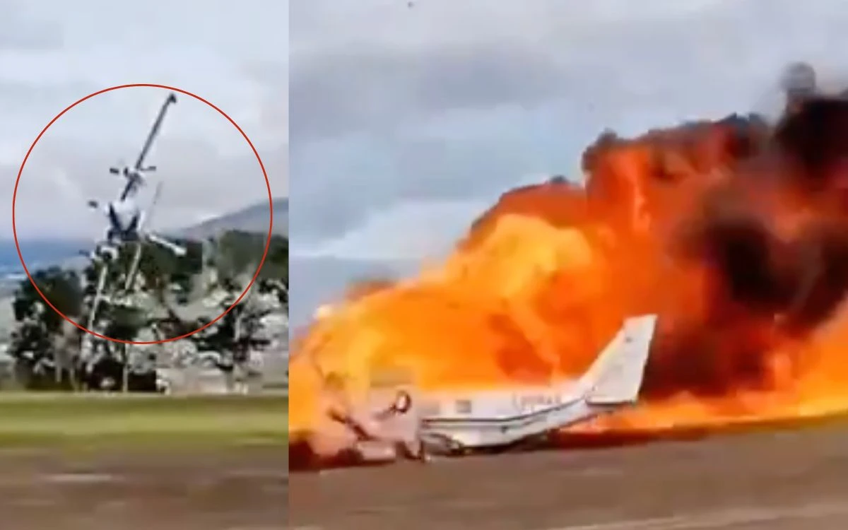 Tragedia aérea: Avioneta deja dos muertos tras despegue fallido
