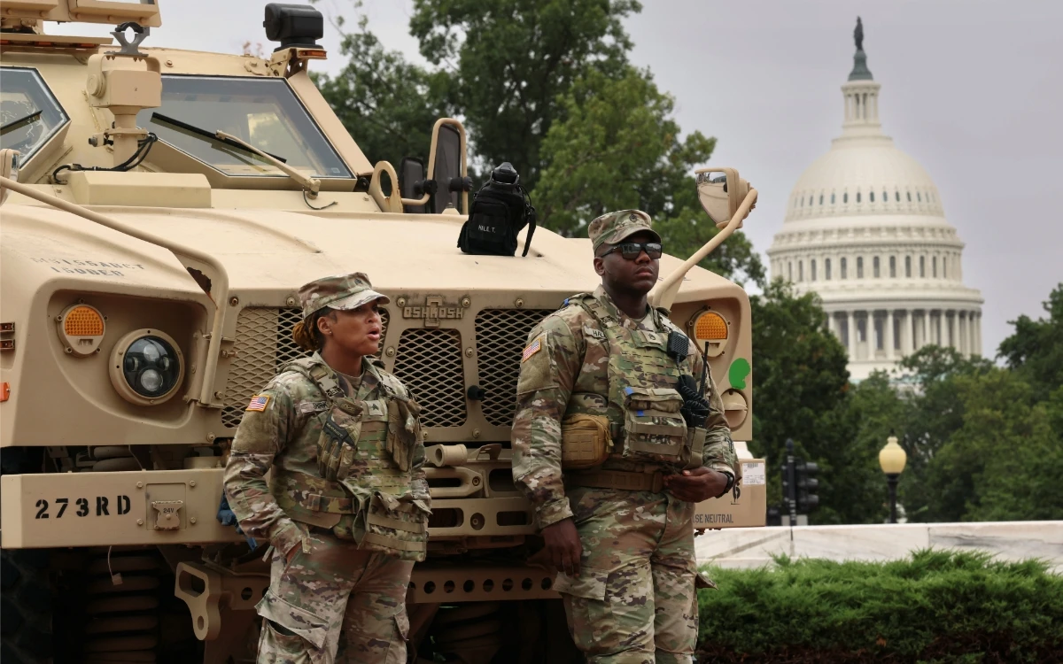 Misisipi, Luisiana y Tennessee también envían soldados a Washington DC