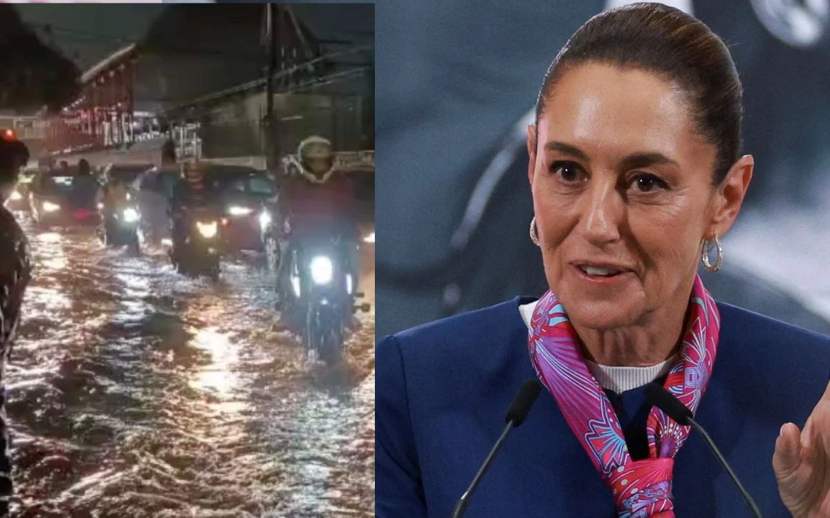 ¿Por qué se inunda la CDMX? Sheinbaum explica y aclara que ‘no es por falta de obras’