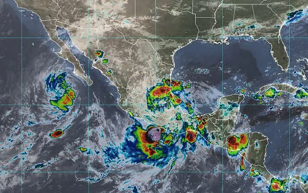 ‘Priscilla’ genera intensas lluvias y fuerte oleaje en BCS y occidente del país