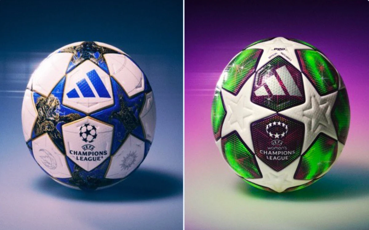Presentan balones para la Champions League 2025-2026 varonil y femenil