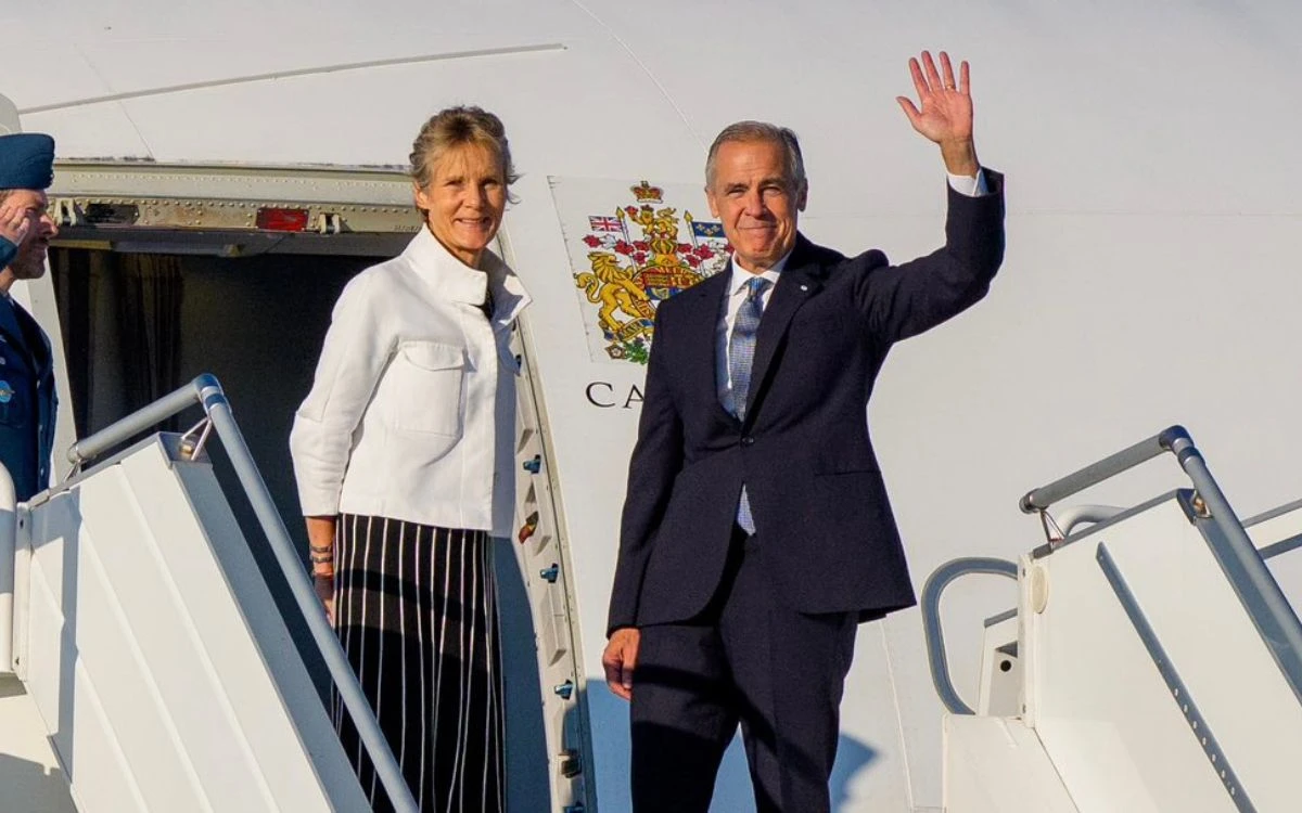 Mark Carney, primer ministro de Canadá, llega a México