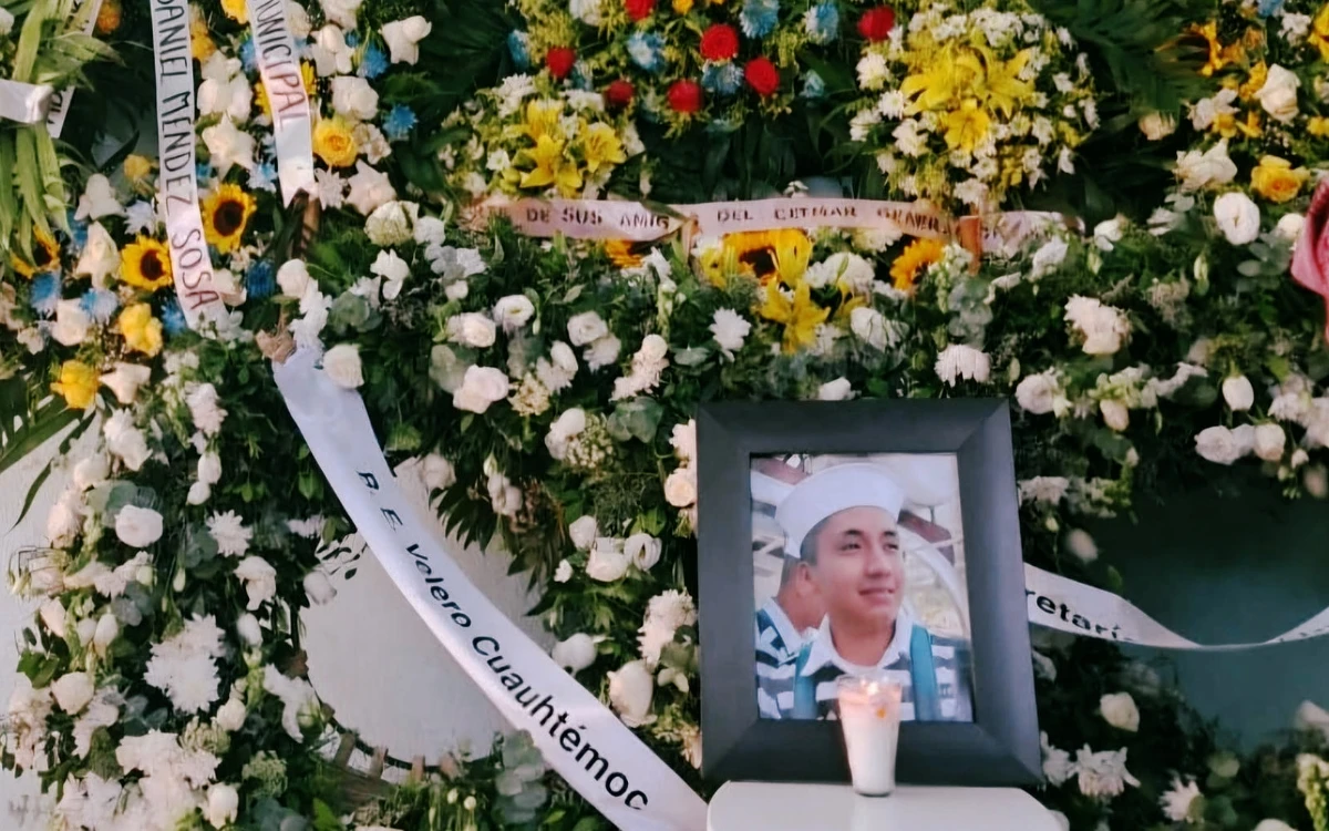 ‘Su sueño era ser marino y zarpar en el buque Cuauhtémoc’; despiden a Jair Maldonado Marcos