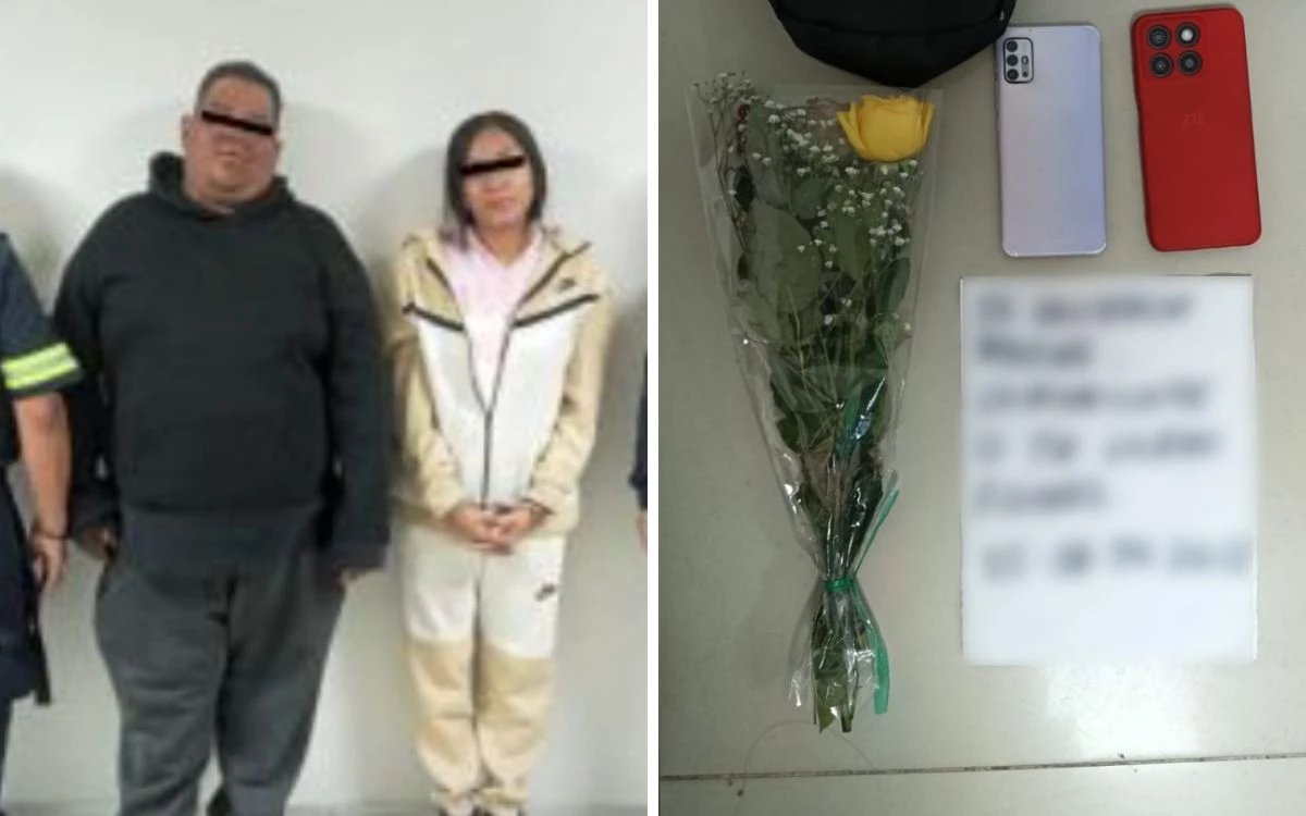 Intentan linchar y detienen a pareja de presuntos extorsionadores que entregaba flores