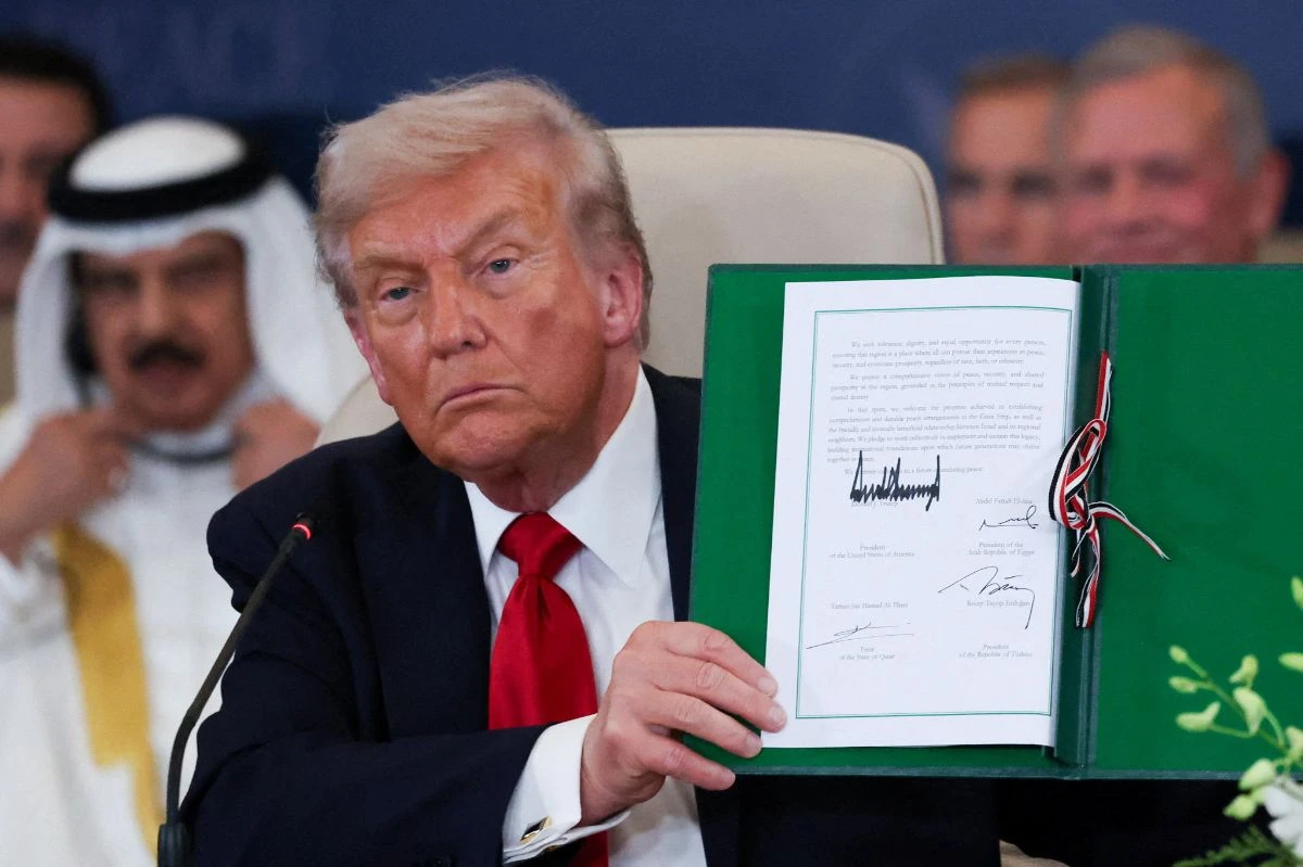 Trump y homólogos de Egipto, Qatar y Turquía firman fin de la guerra en la Franja de Gaza