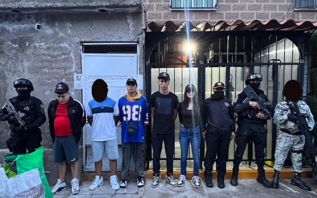 Detienen a integrantes de ‘Los Pepas’, célula de extorsión y narcomenudeo que operaba en la CEDA e Iztapalapa