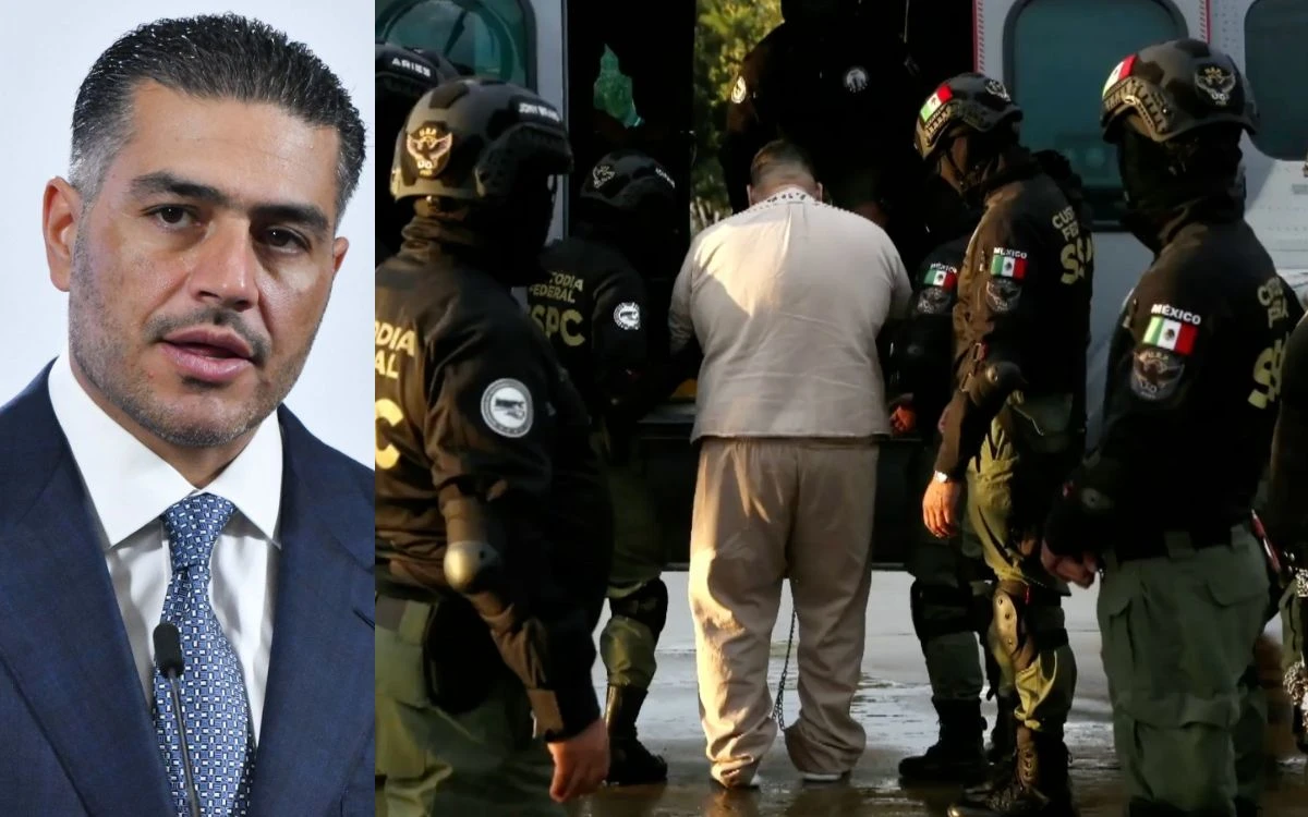 Harfuch explica por qué México envió 26 presos a Estados Unidos