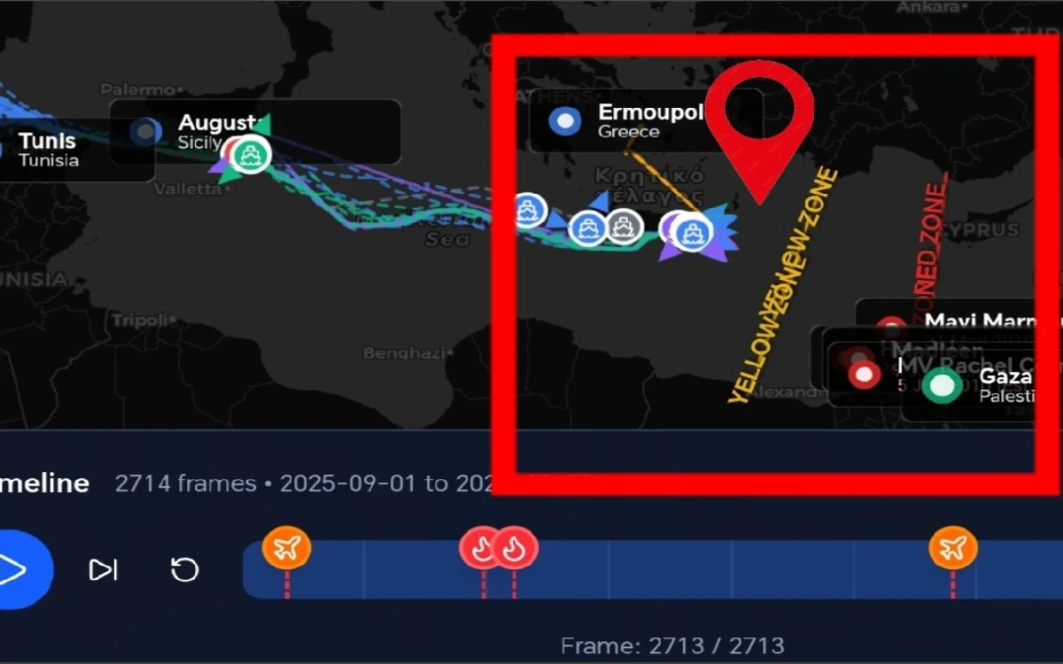 Global Sumud Flotilla pide ojos atentos mientras avanza hacia Gaza