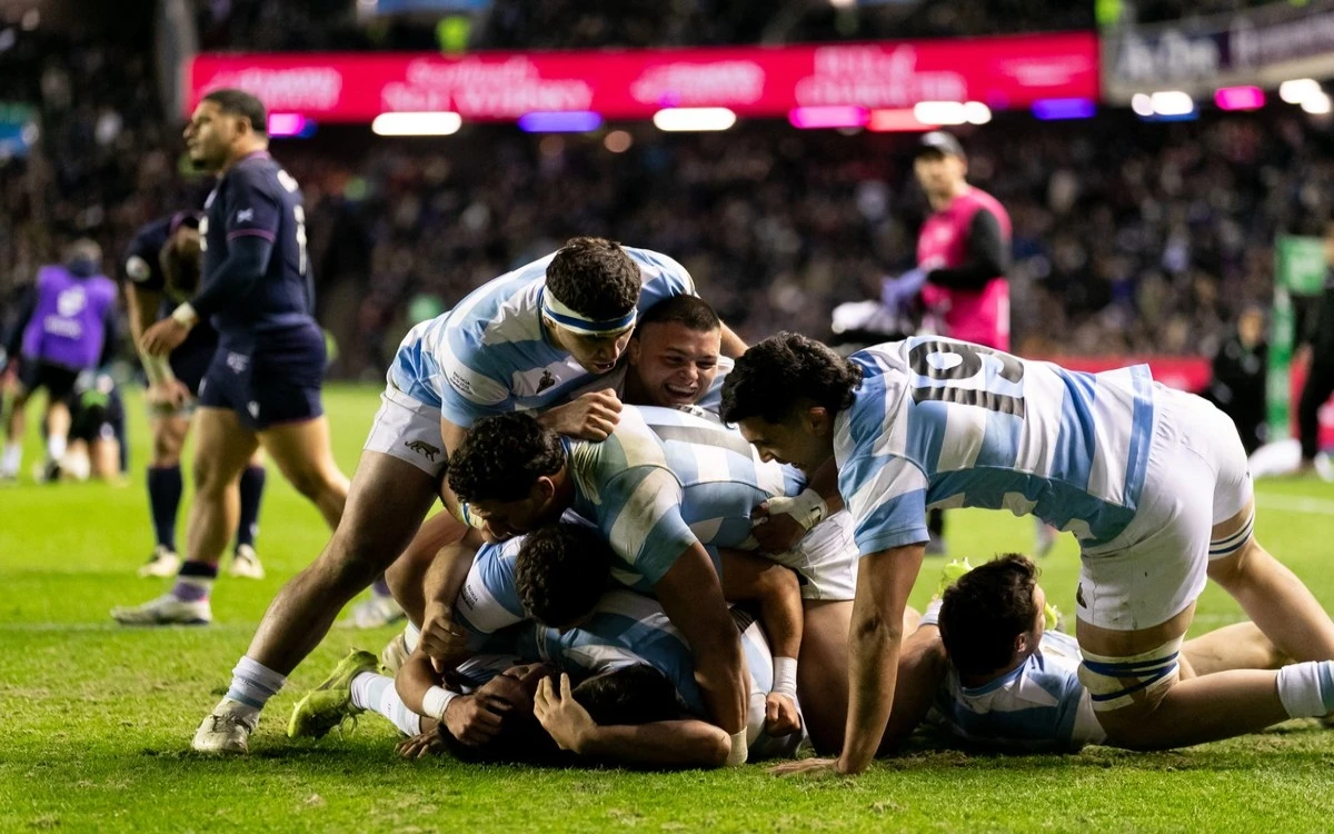 Rugby | Argentina vence con espectacular remontada a Escocia | Video