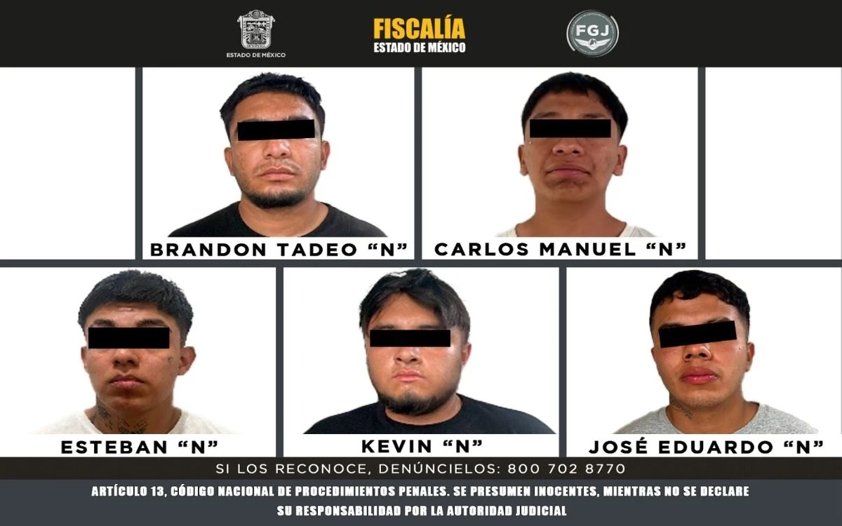 Edomex | Detienen a banda ‘Every Body’ dedicada a robos violentos de vehículos