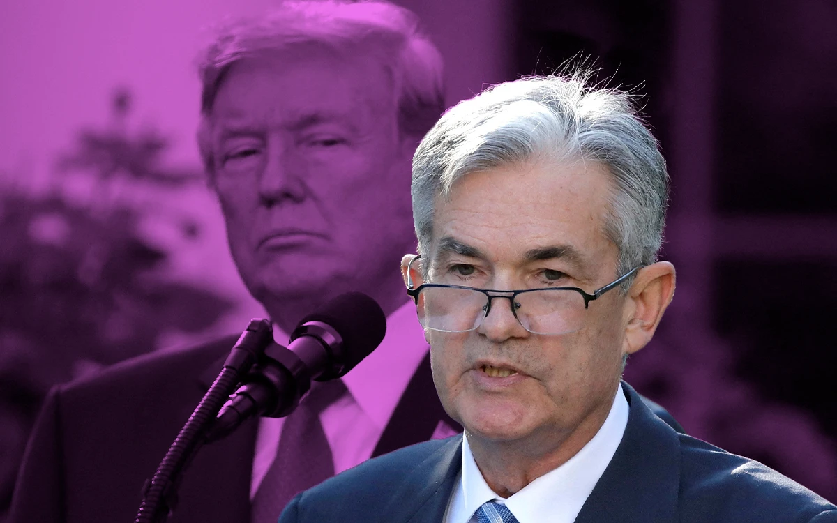 Trump niega intención de despedir al presidente de la Fed, Jerome Powell