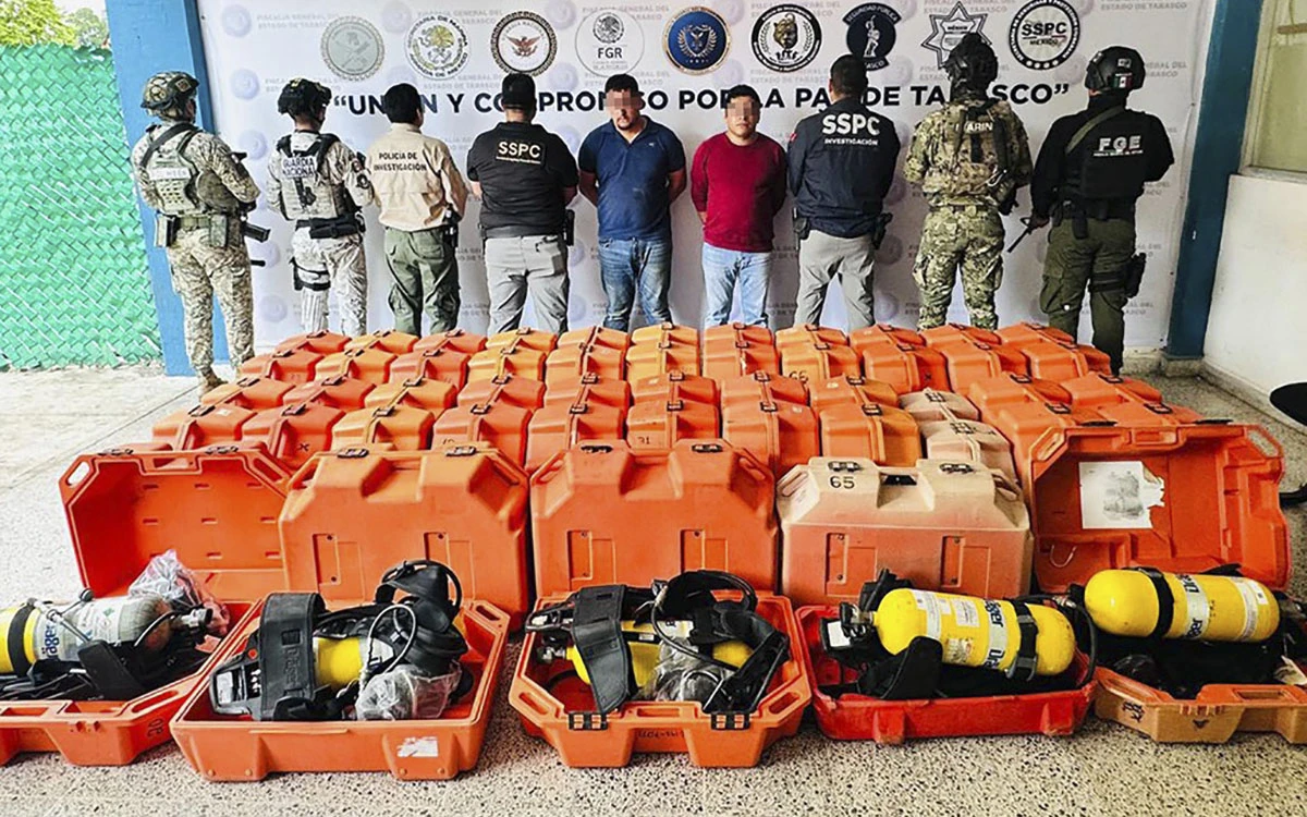 Detienen a dos ‘piratas’ por asalto a plataforma de Pemex en la Sonda de Campeche