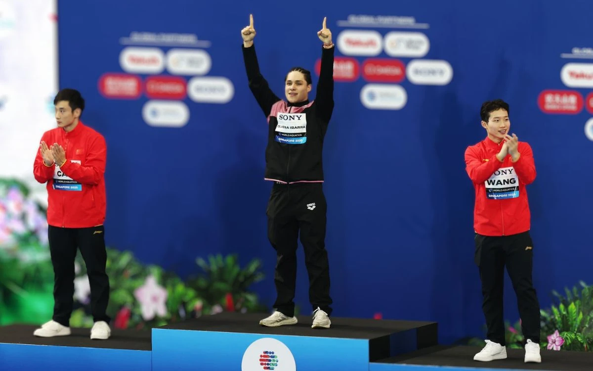 Osmar Olvera conquista el Oro y acaba con el dominio chino