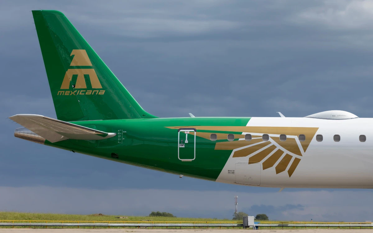 Mexicana recibe el primer avión de Embraer: tienen una sola clase